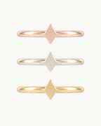 Diamond 14ct Solid Gold Conch Ring