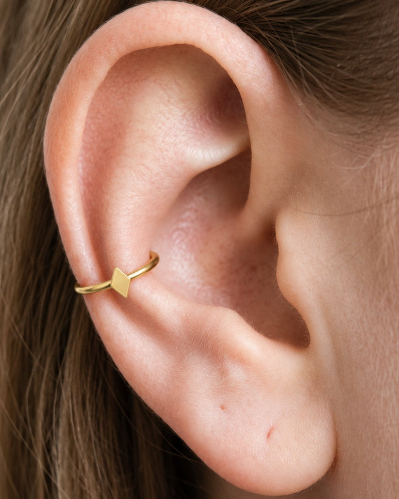 Diamond 14ct Solid Gold Conch Ring