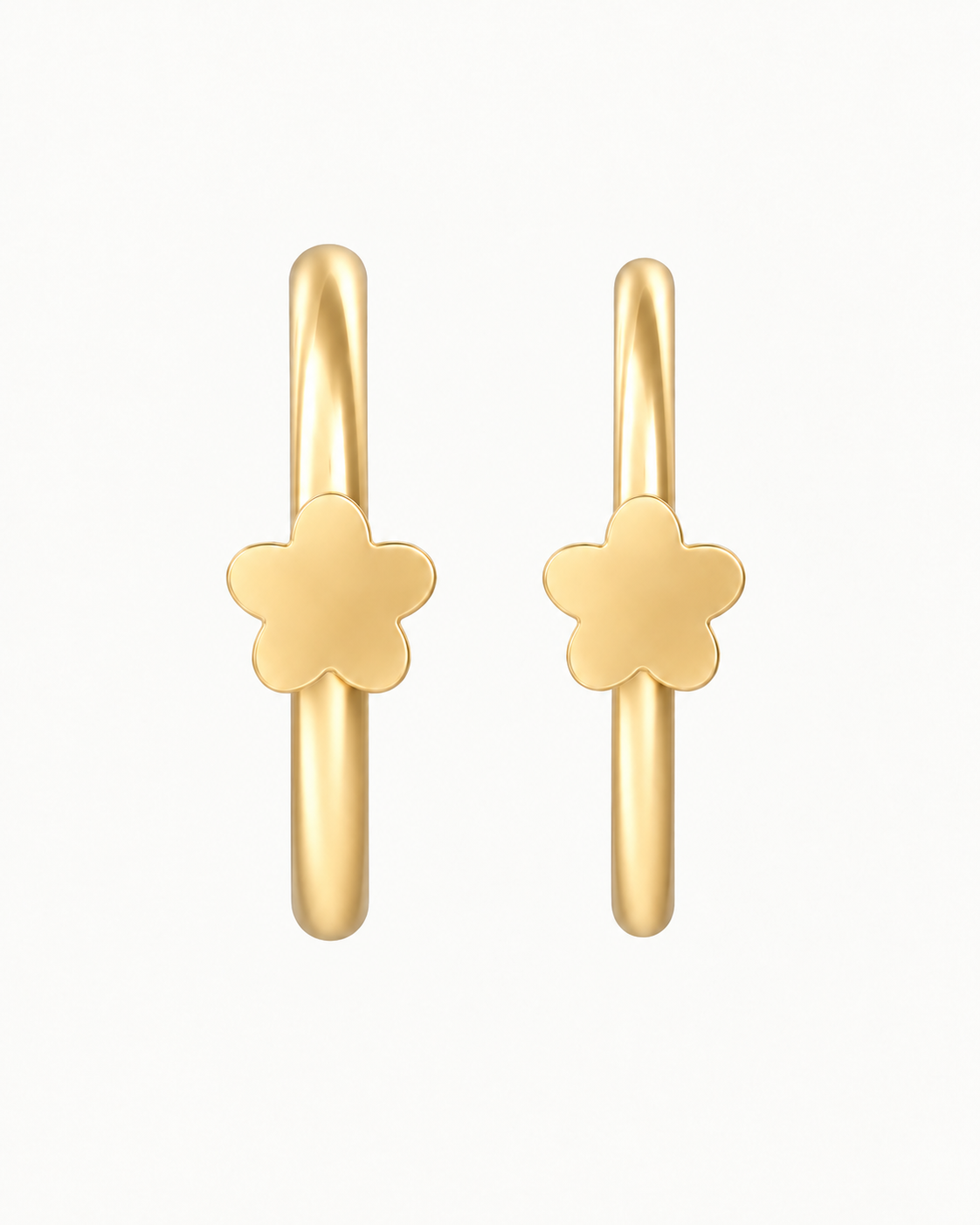 Flower 14ct Solid Gold Nostril Ring