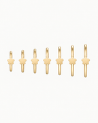 Flower 14ct Solid Gold Nostril Ring