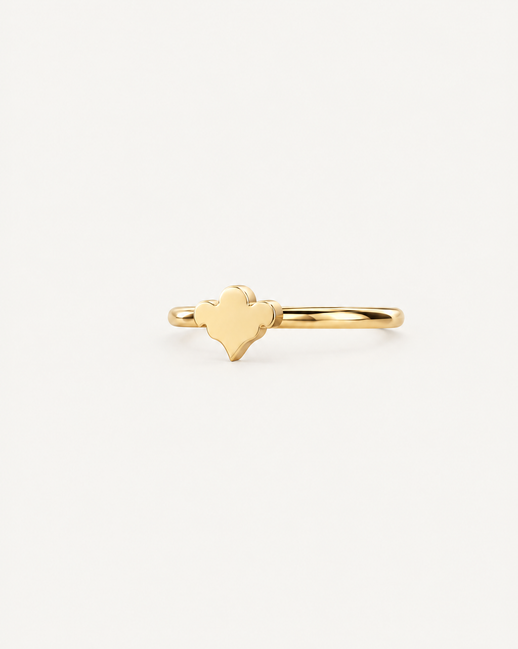 Ghost 14ct Solid Gold Conch Ring