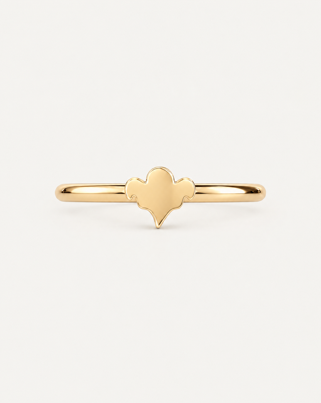 Ghost 14ct Solid Gold Conch Ring