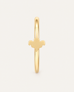 A small ghost motif adds a light spooky-season accent that still works as fine solid-gold jewellery. Made for fully healed lobe piercings and sold individually, it works easily in first, second or third-lobe stacks. Handmade to order in 14ct solid gold, it fits naturally with spooky, playful and seasonal styling rather than reading as a generic plain hoop.