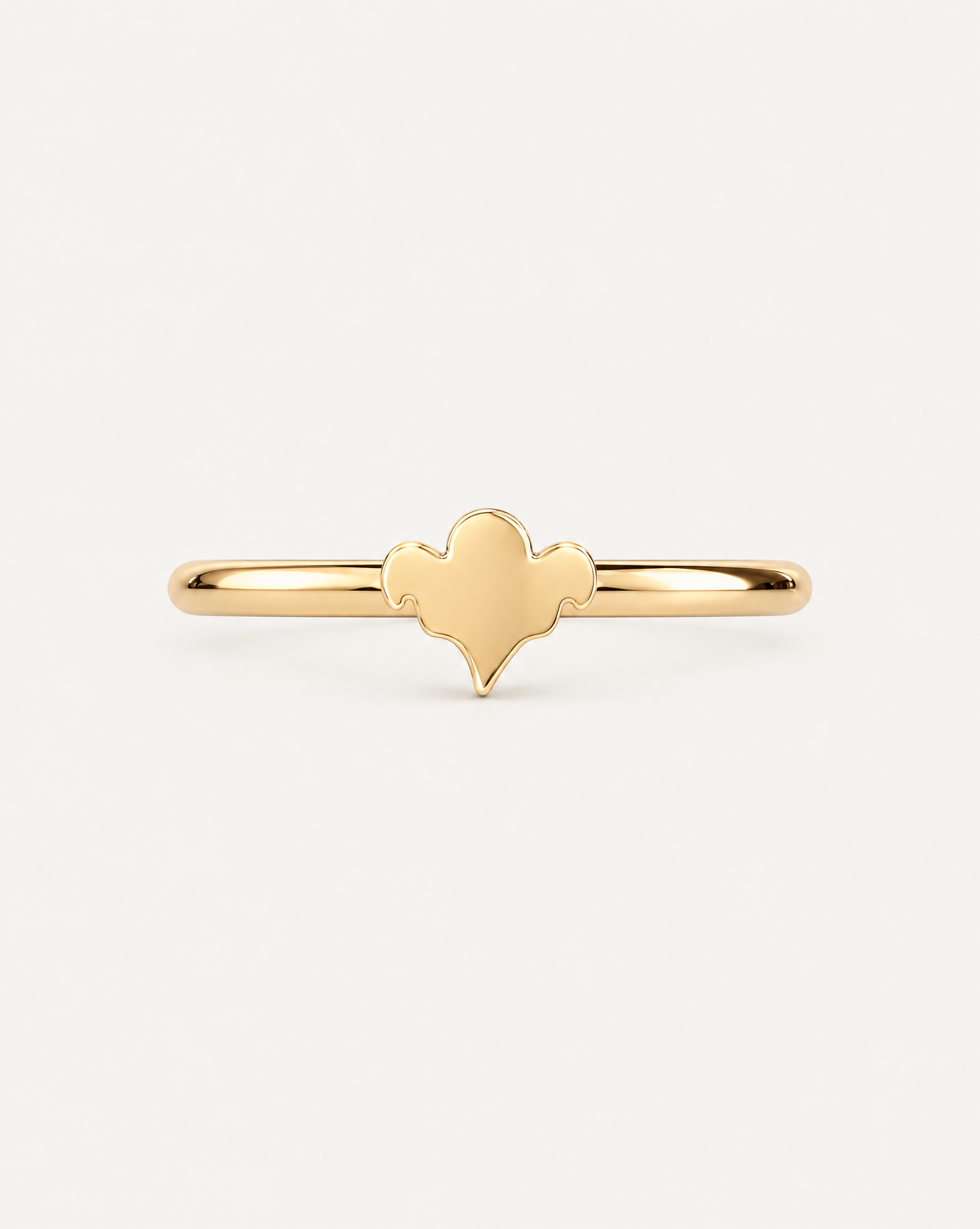 Ghost 14ct Solid Gold Helix Hoop