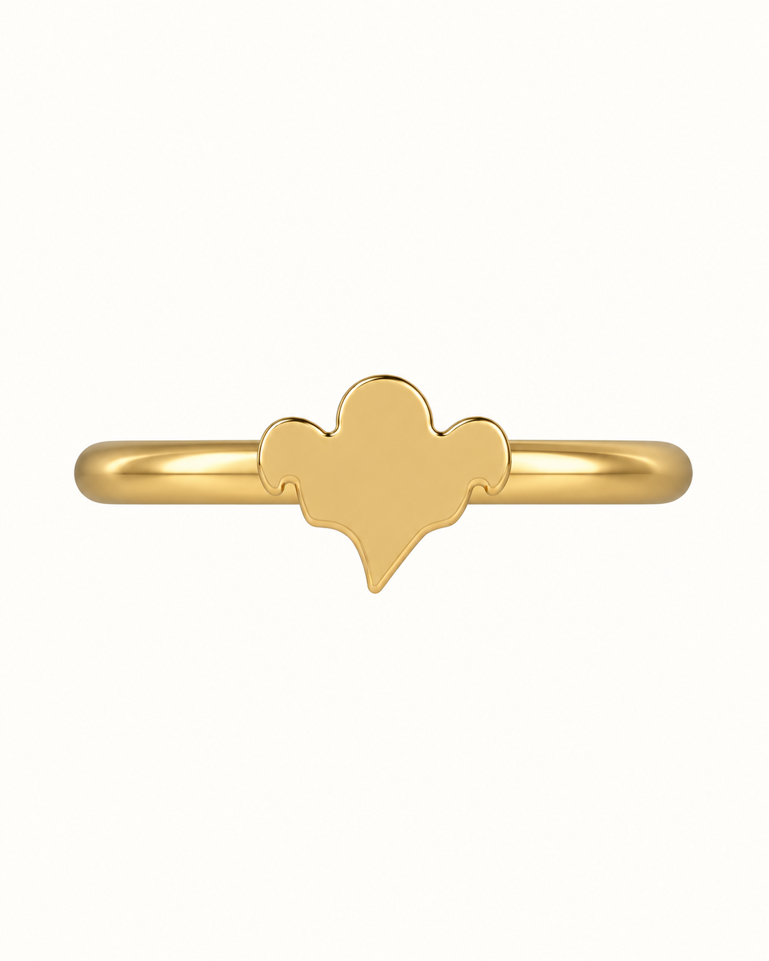 Ghost 14ct Solid Gold Helix Hoop