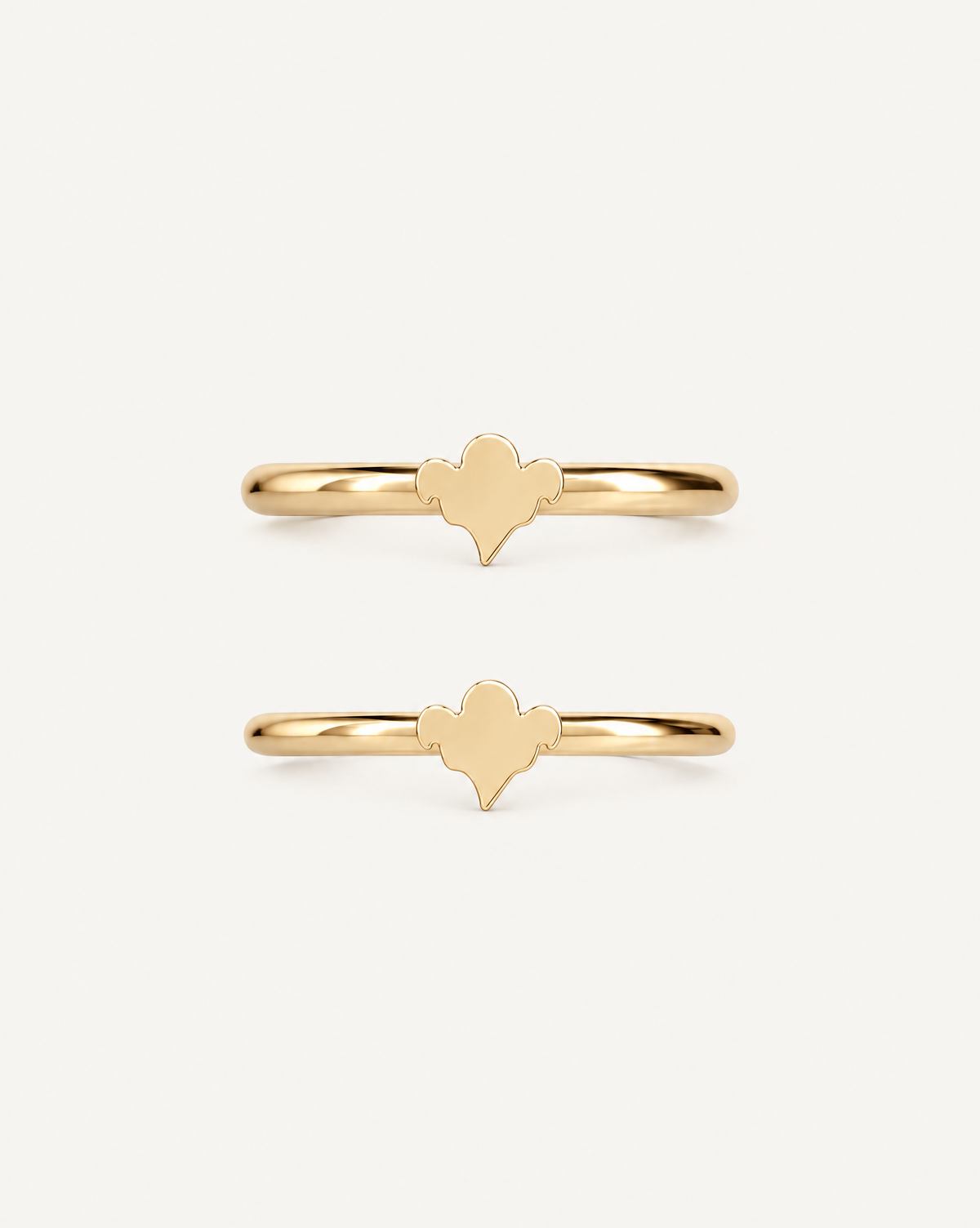 Ghost 14ct Solid Gold Helix Hoop