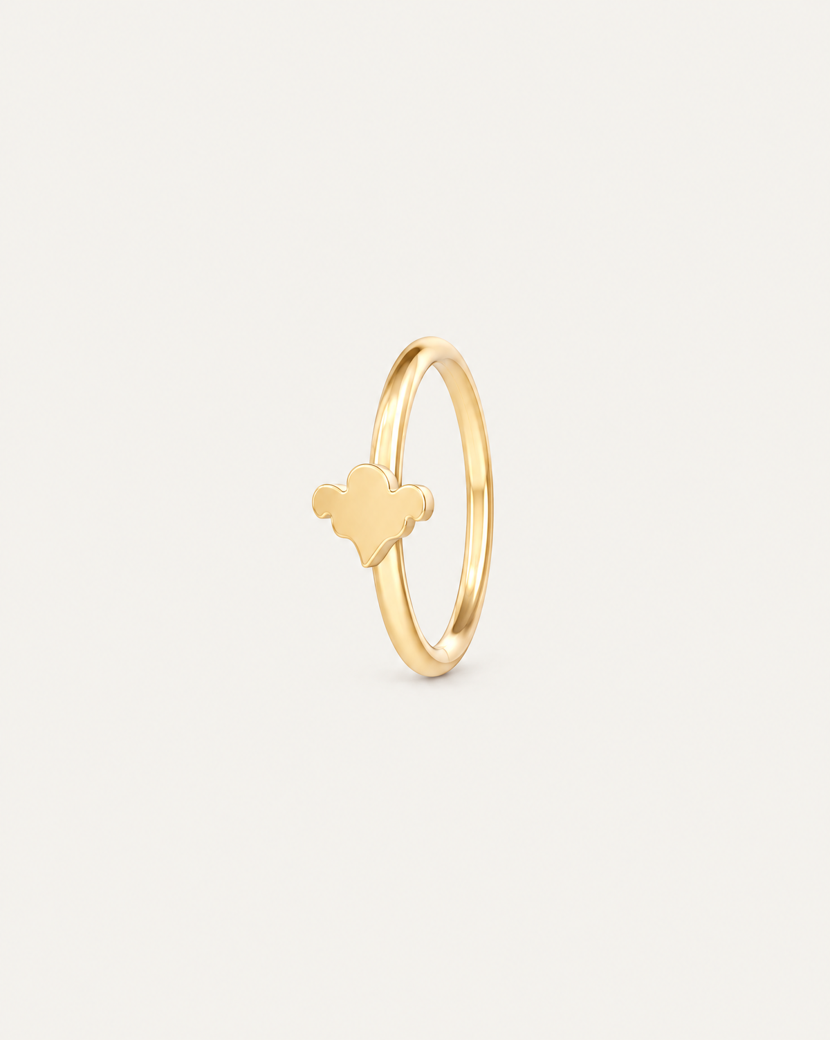 Ghost 14ct Solid Gold Nostril Ring
