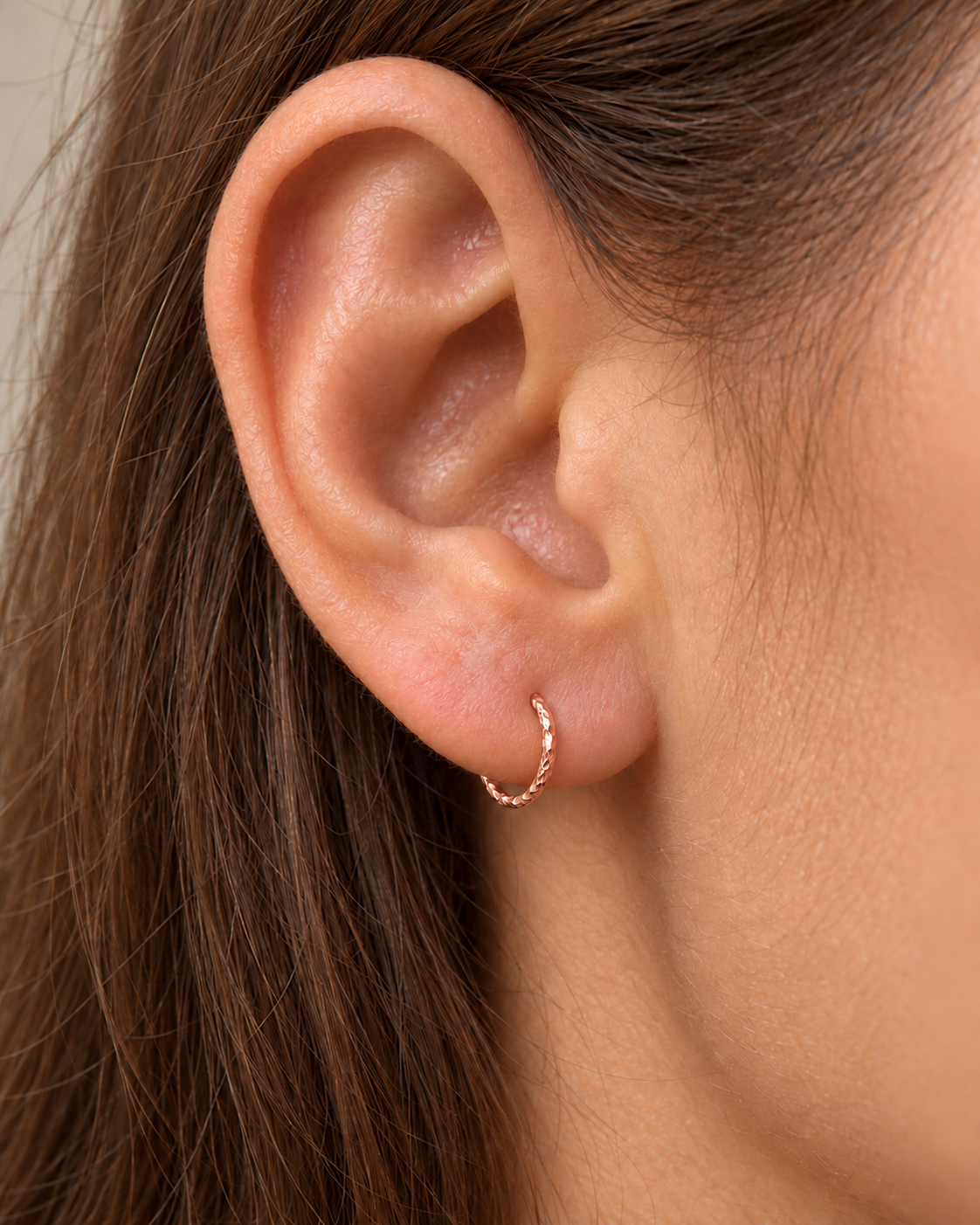 Glimmer EarLobe Hoop