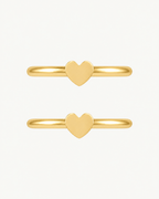 Heart 14ct Solid Gold Conch Ring