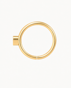 Heart 14ct Solid Gold Rook Hoop