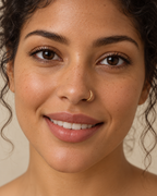 A little light beside your smile. Luma brings a softly shifting glow to a delicate 14ct solid gold nostril ring. The entire outer circumference is hammered by hand with tiny, irregular transverse marks: short strokes across the outer edge that catch the light in little flashes. The front-facing side and inner surface remain smooth and polished.

The width, depth, angle and spacing of these small marks vary naturally with each hammer stroke. No two rings have exactly the same pattern; yours will share the de