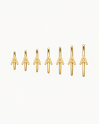 Personalised Single Letter 14ct Solid Gold Nostril Ring