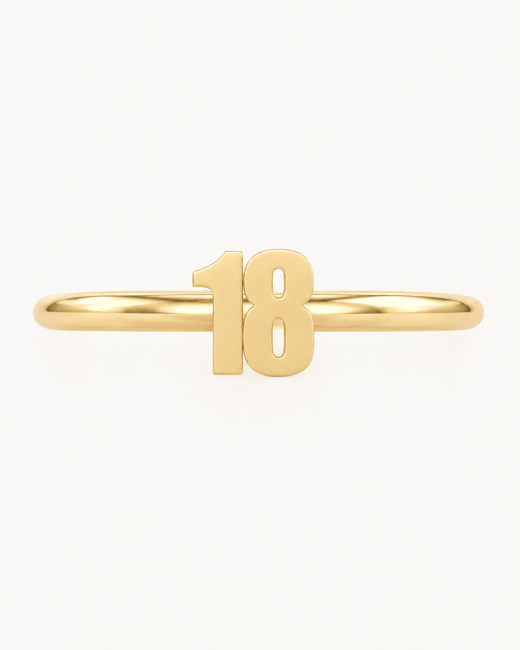 Choose a two-digit number from 10–99 for a more distinctive personalised detail. Made for fully healed helix piercings, it keeps the profile compact for an upper-ear stack while leaving the motif clearly visible. Handmade to order in 14ct solid gold, it fits naturally with personalised, number-led and meaningful styling rather than reading as a generic plain hoop.