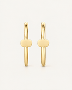 Pumpkin 14ct Solid Gold Tragus Ring