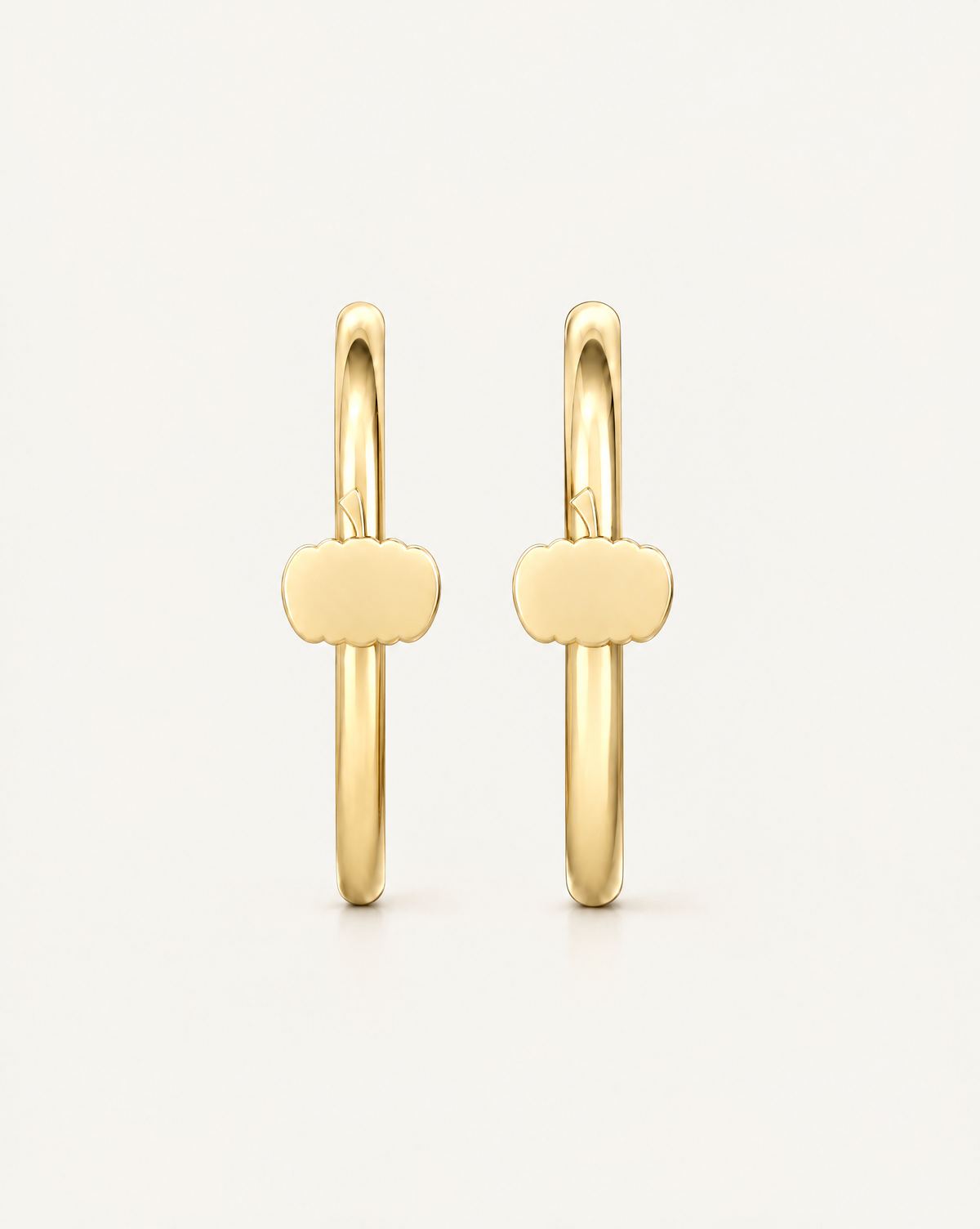 Pumpkin 14ct Solid Gold Tragus Ring