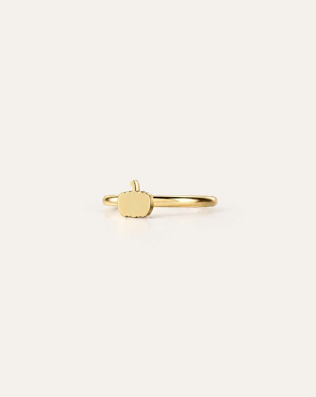 Pumpkin 14ct Solid Gold Helix Hoop