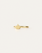 Pumpkin 14ct Solid Gold Helix Hoop