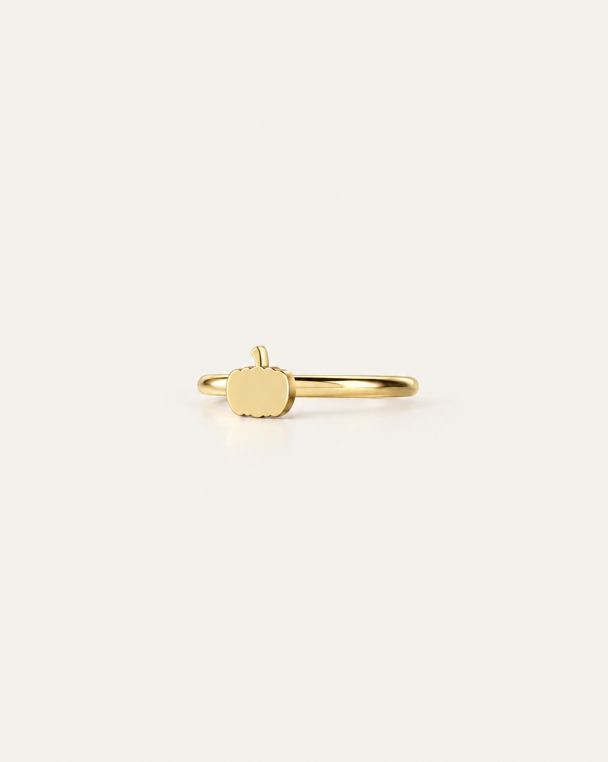 Pumpkin 14ct Solid Gold Helix Hoop