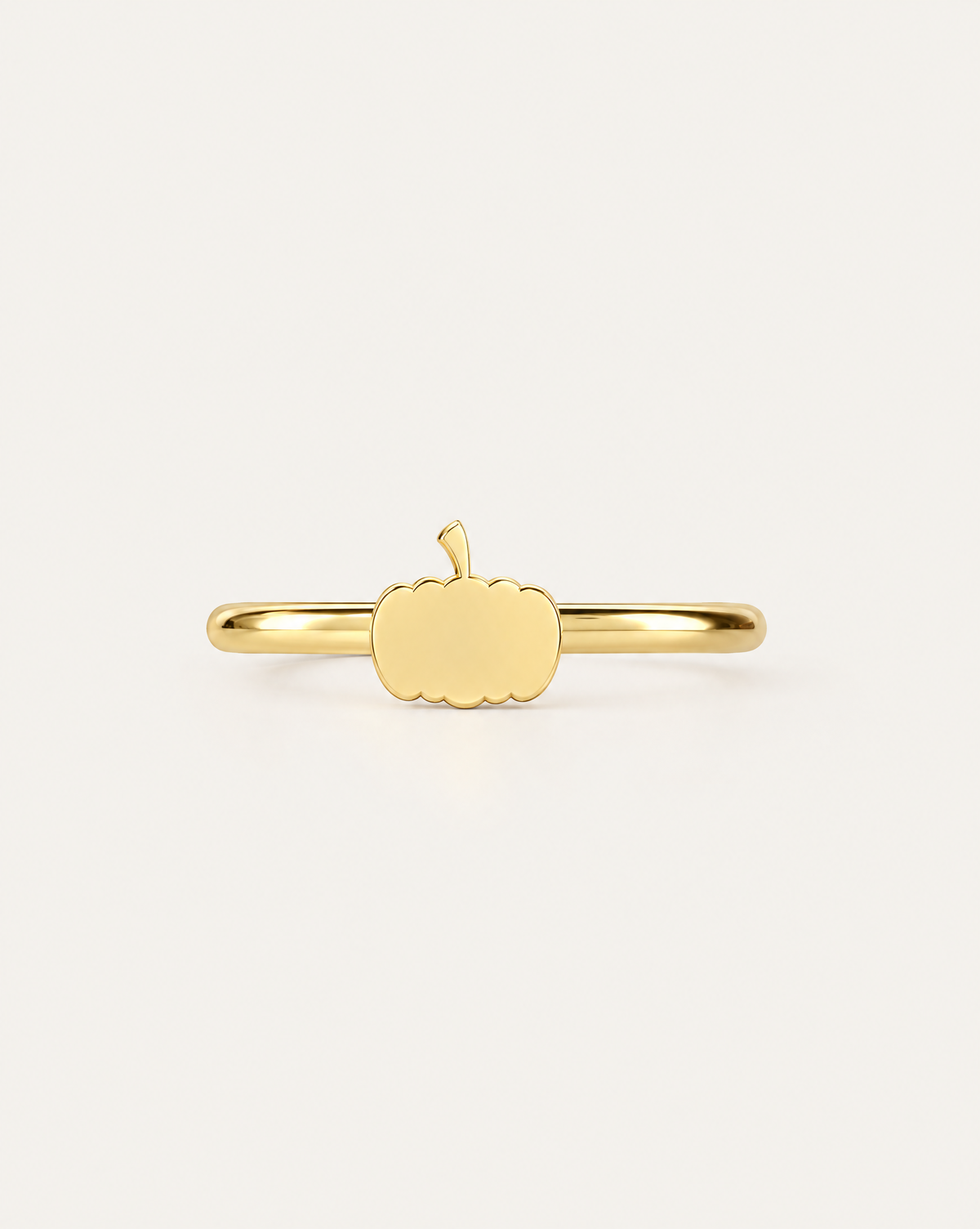 A tiny pumpkin adds an autumn and Halloween note while keeping the piece polished and wearable. Made for fully healed helix piercings, it keeps the profile compact for an upper-ear stack while leaving the motif clearly visible. Handmade to order in 14ct solid gold, it fits naturally with autumnal, festive and Halloween-led styling rather than reading as a generic plain hoop.