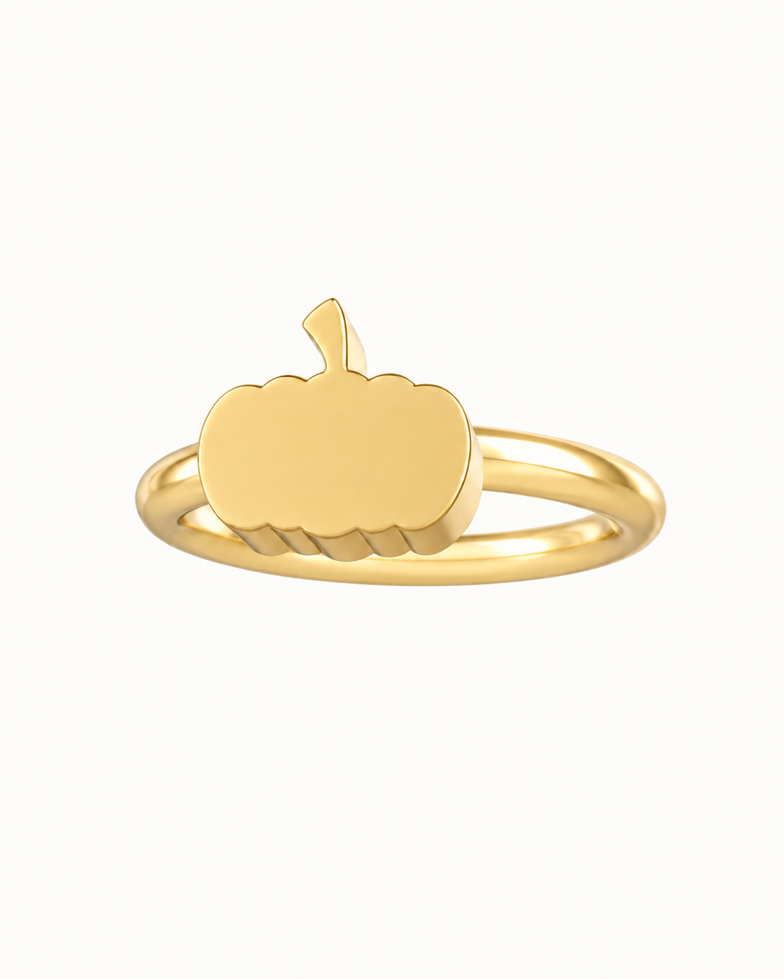 Pumpkin 14ct Solid Gold Helix Hoop