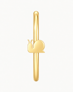 Snail 14ct Solid Gold Nostril Ring