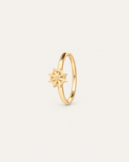 Spider Web 14ct Solid Gold Rook Hoop