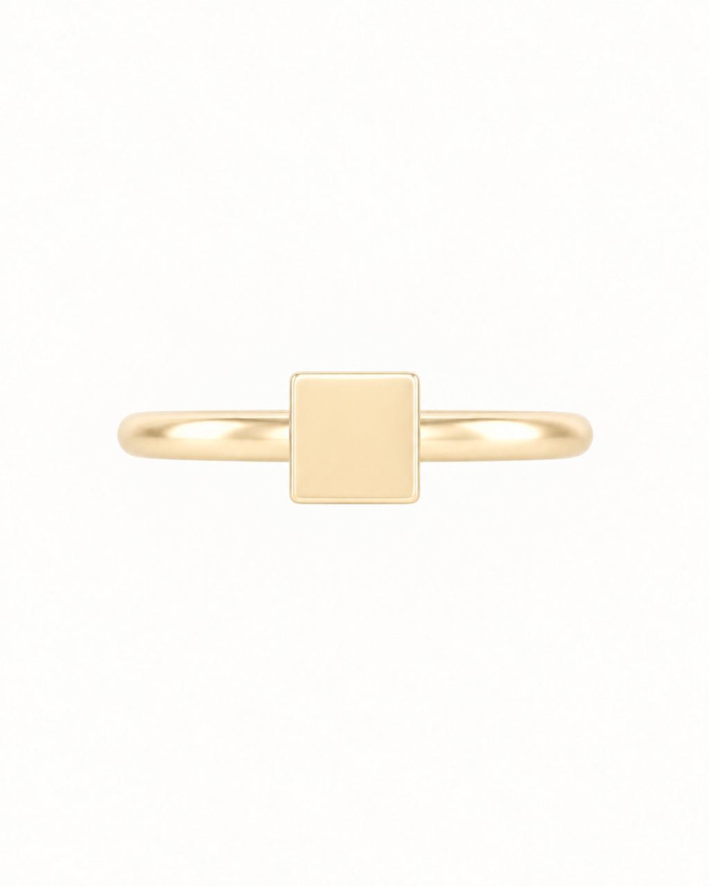 A small square motif gives the hoop a crisp, graphic finish while keeping the overall design minimal. Made for fully healed helix piercings, it keeps the profile compact for an upper-ear stack while leaving the motif clearly visible. Handmade to order in 14ct solid gold, it fits naturally with crisp, geometric and minimal styling rather than reading as a generic plain hoop.