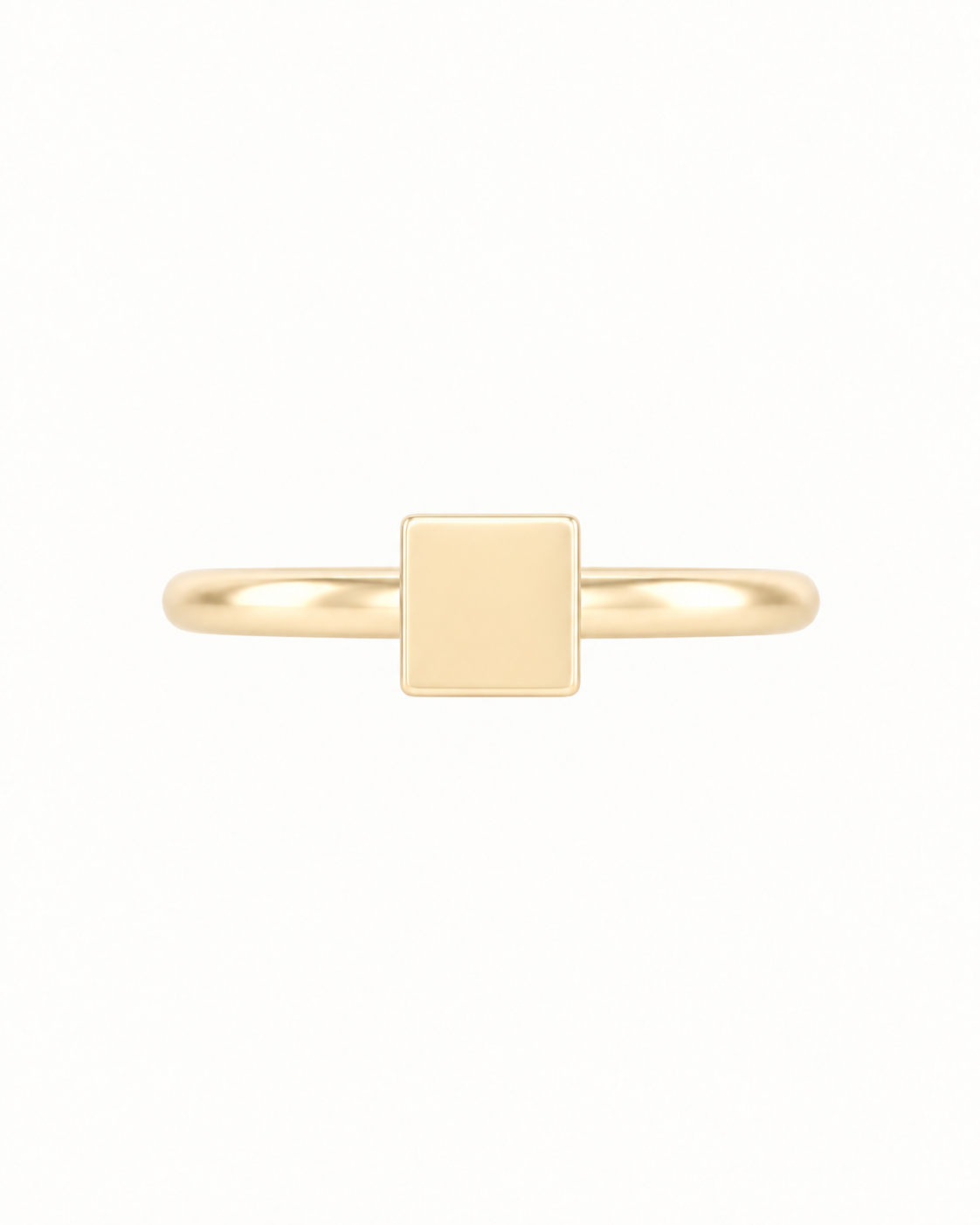 A small square motif gives the hoop a crisp, graphic finish while keeping the overall design minimal. Made for fully healed helix piercings, it keeps the profile compact for an upper-ear stack while leaving the motif clearly visible. Handmade to order in 14ct solid gold, it fits naturally with crisp, geometric and minimal styling rather than reading as a generic plain hoop.