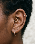 14K Gold Daith Ring