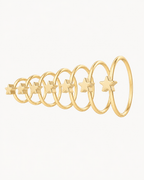 Star 14ct Solid Gold Nostril Ring