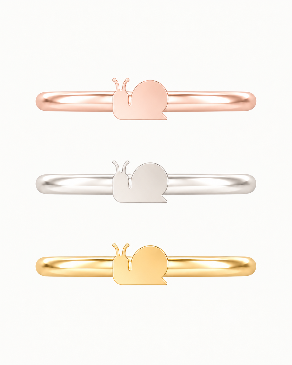Snail 14ct Solid Gold Helix Ring