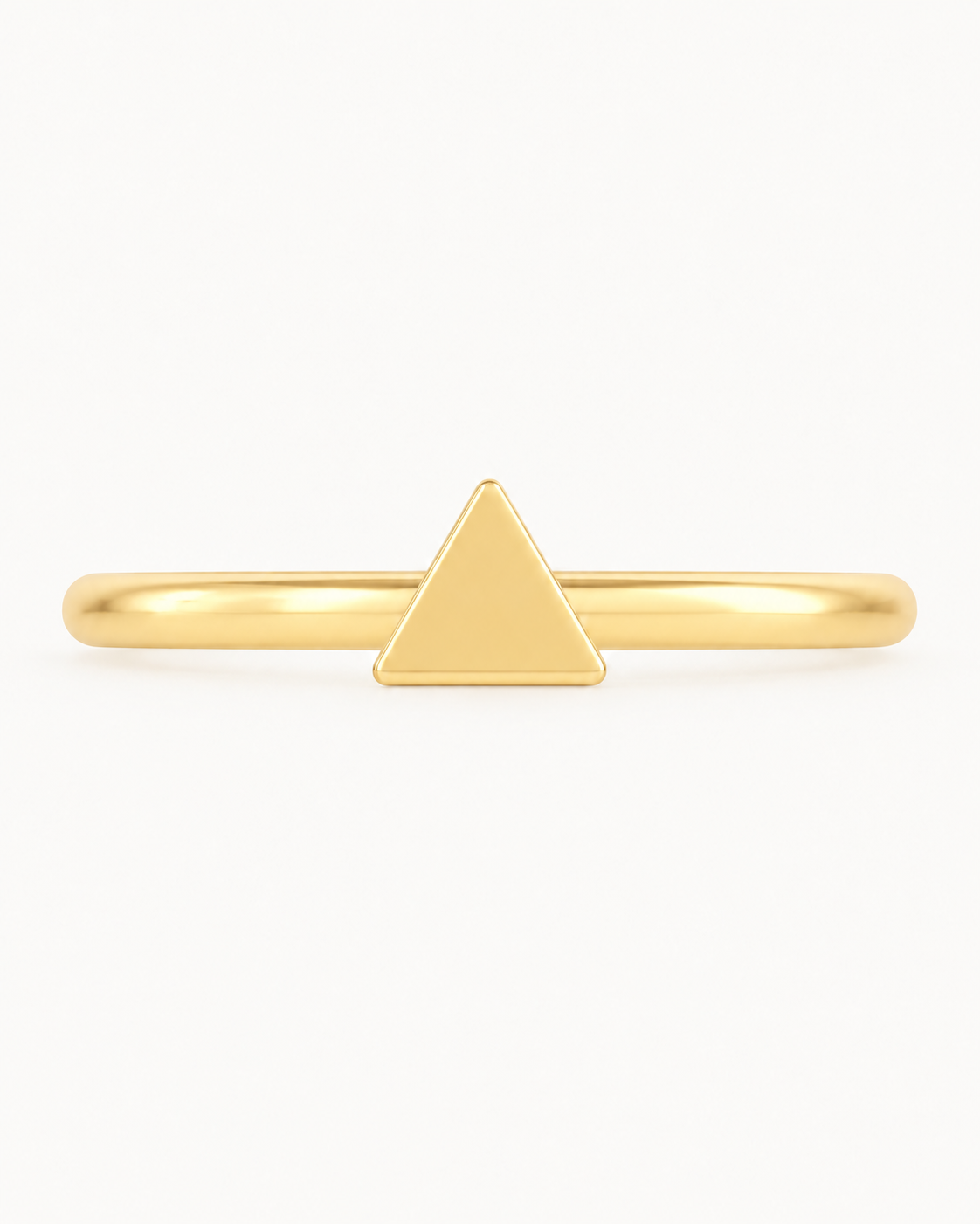 Triangle 14ct Solid Gold Conch Ring