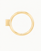 Triangle 14ct Solid Gold Nostril Ring