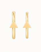 Triangle 14ct Solid Gold Nostril Ring