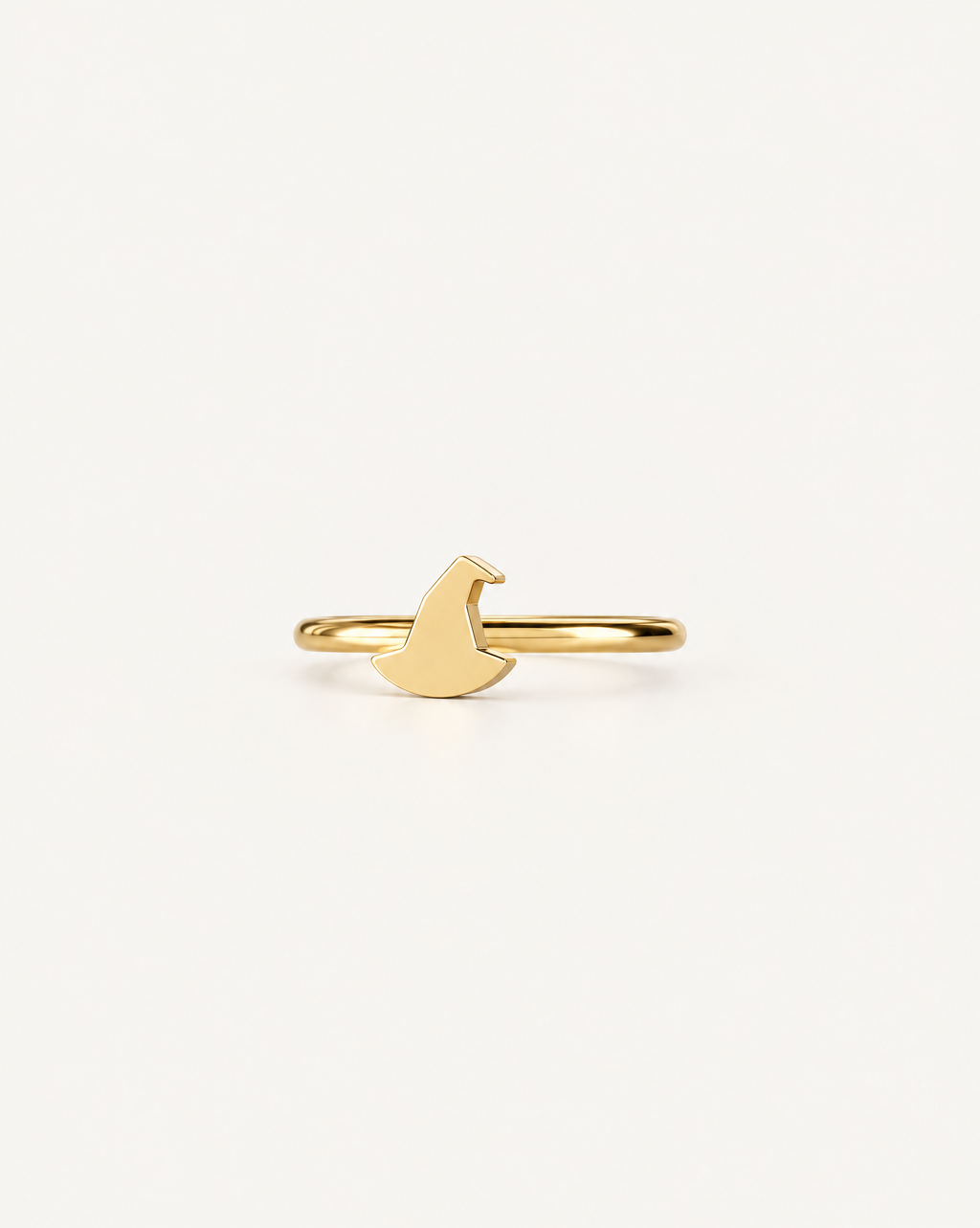 Witch Hat 14ct Solid Gold Helix Hoop