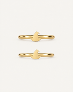 Witch Hat 14ct Solid Gold Helix Hoop