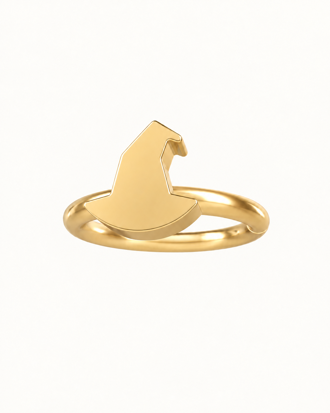 Witch Hat 14ct Solid Gold Conch Ring