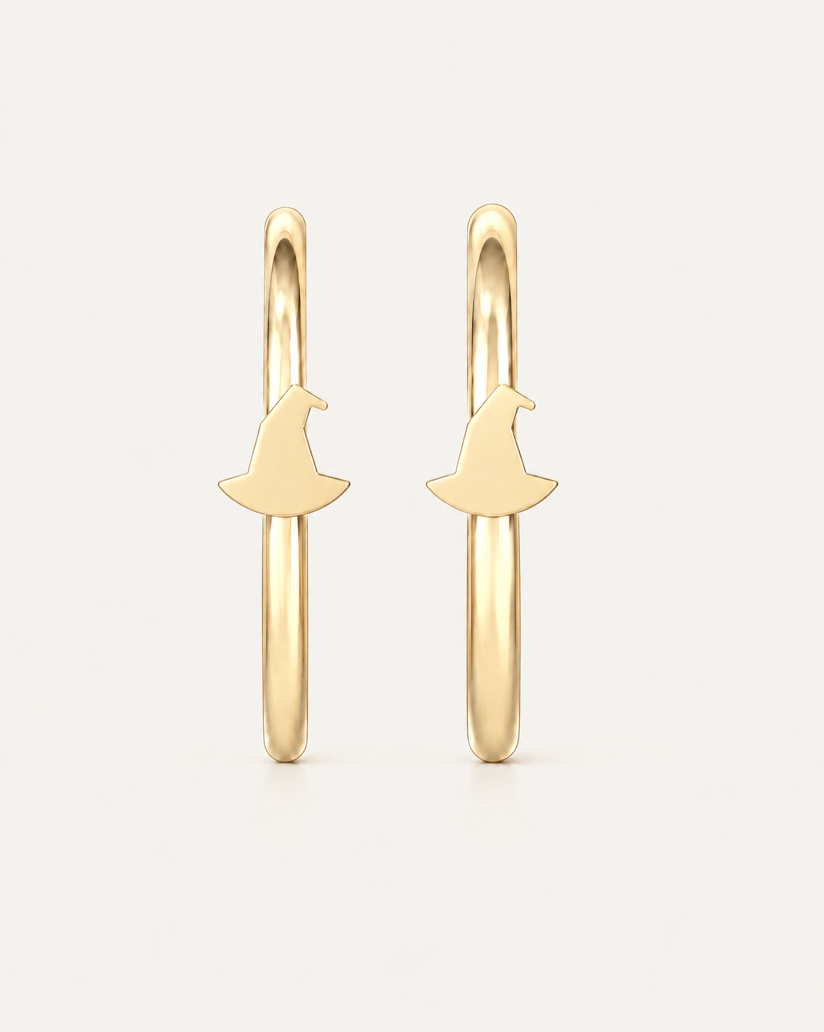 Witch Hat 14ct Solid Gold Nostril Ring