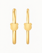 Bear 14ct Solid Gold Nostril Ring