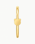 Bear 14ct Solid Gold Nostril Ring
