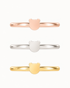 Bear 14ct Solid Gold Helix Ring