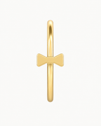 Bow Tie 14ct Solid Gold Nostril Ring
