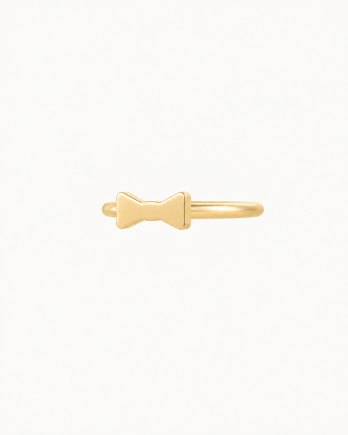 Bow Tie 14ct Solid Gold Conch Ring
