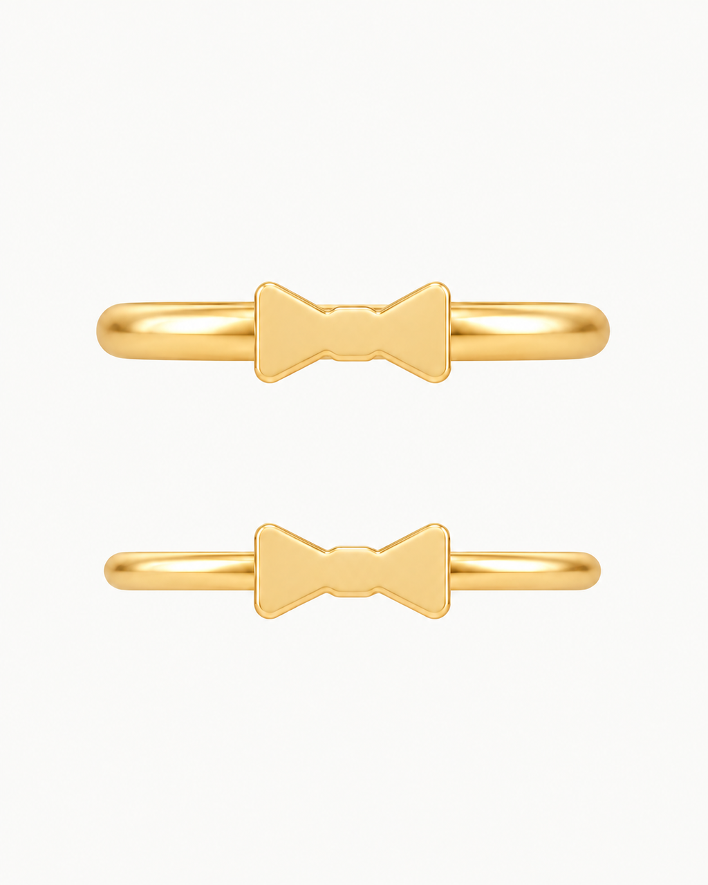 Bow Tie 14ct Solid Gold Conch Ring