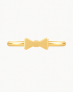 Bow Tie 14ct Solid Gold Conch Ring