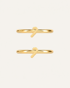 Candy Cane 14ct Solid Gold Conch Ring