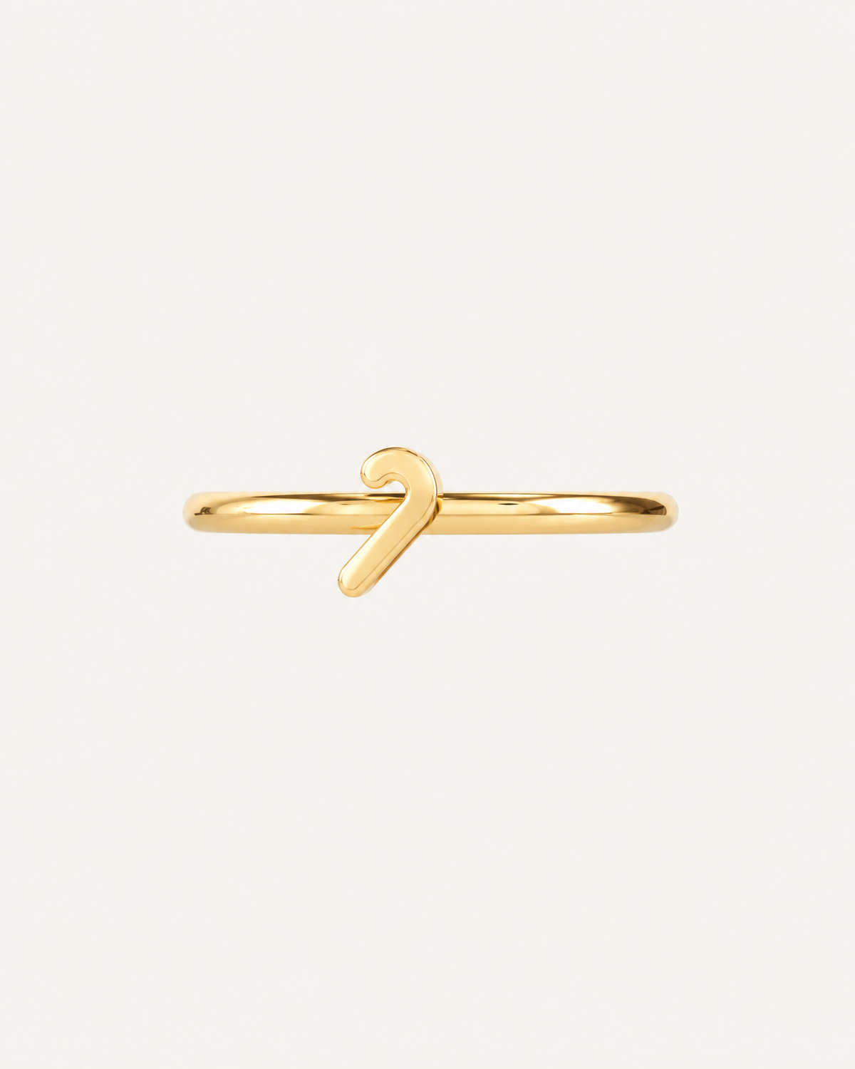 Candy Cane 14ct Solid Gold Conch Ring