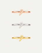 Candy Cane 14ct Solid Gold Helix Ring