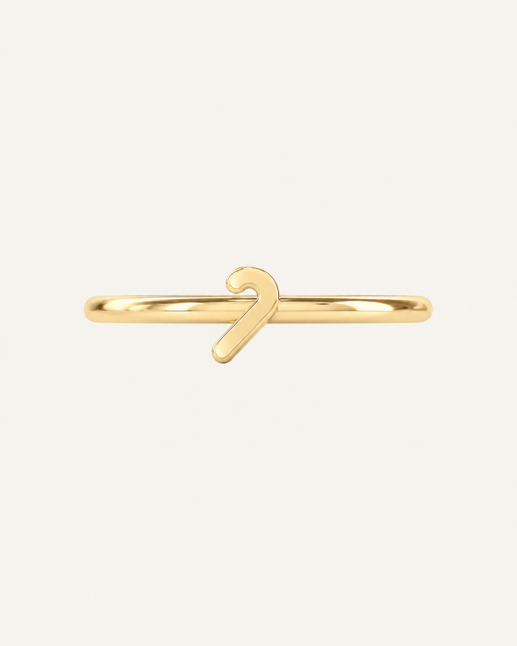 Candy Cane 14ct Solid Gold Helix Ring