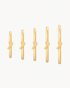 Candy Cane 14ct Solid Gold Nostril Ring
